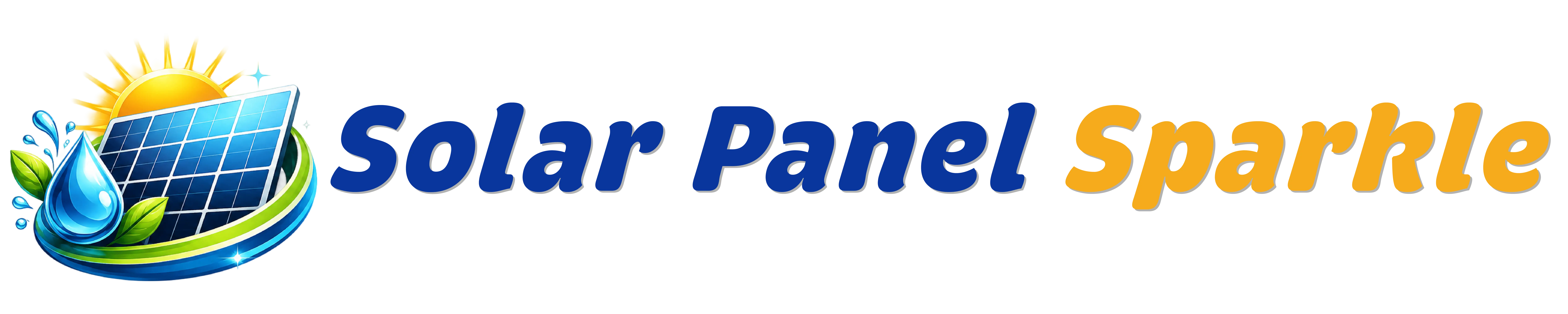 Solar Panel Sparkle Logo